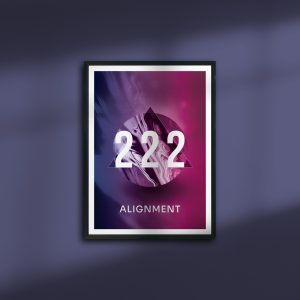 Angel Number Poster 222
