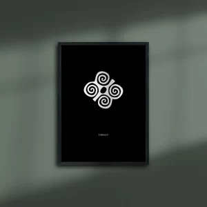 Poster Lokono arawak symbols - Spirit of Strength