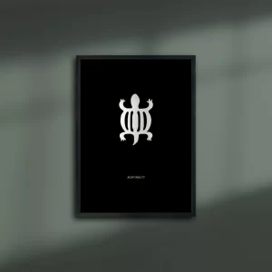 Poster Lokono arawak symbols - The Spirit of Adaptability