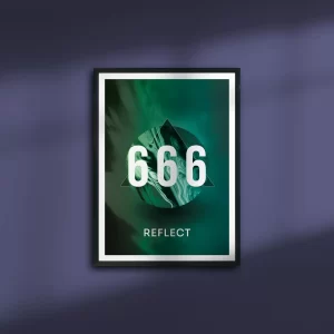 Numerology Wall Art Angel Numbers 666 – reflect