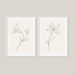 Floral Essence - set of two posters