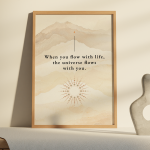 Poster Flow with the Universe